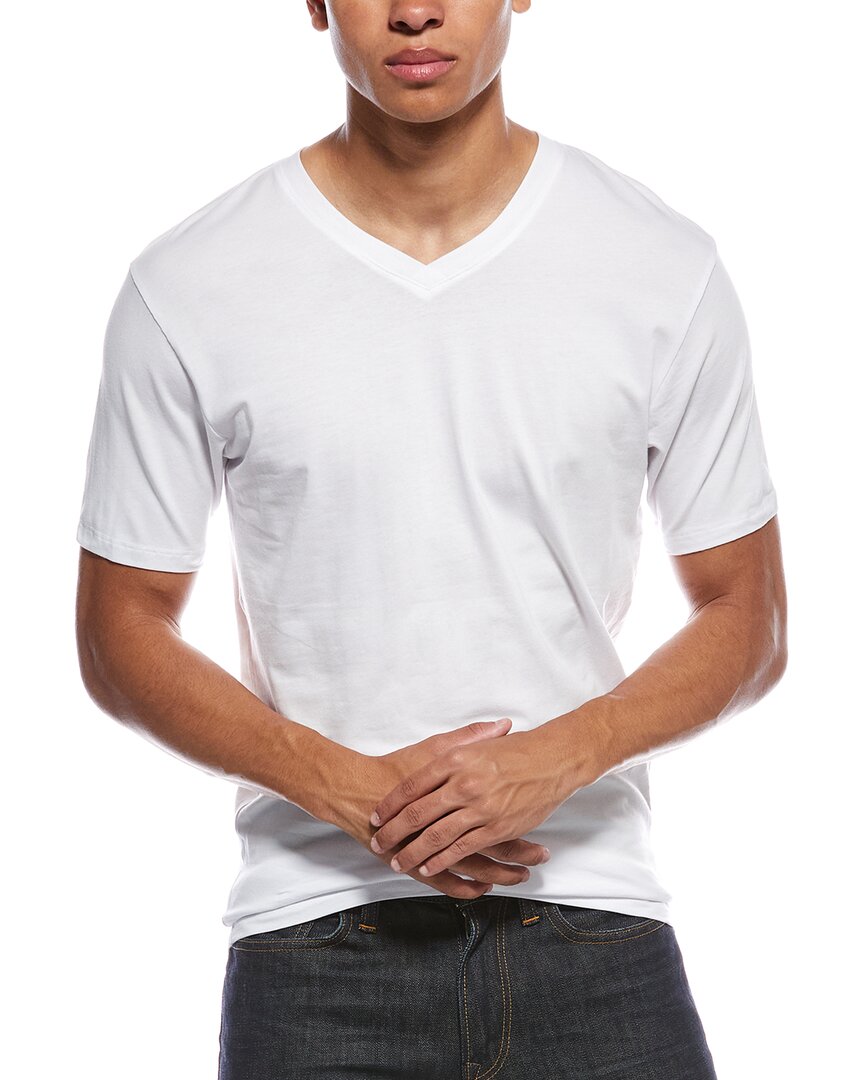 Tommy John Set Of 2 Stay-tucked V-neck Undershirt In White