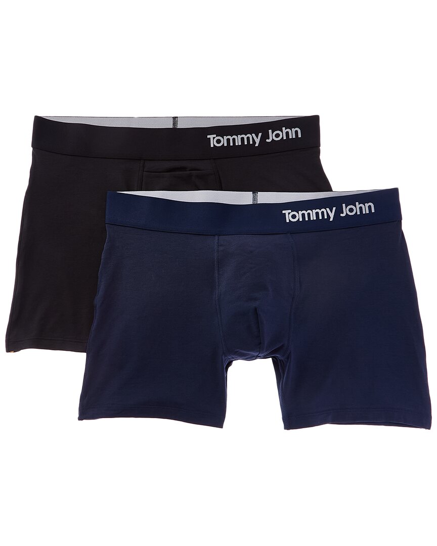 Tommy John 2pk Stretch Boxer Brief In Blue