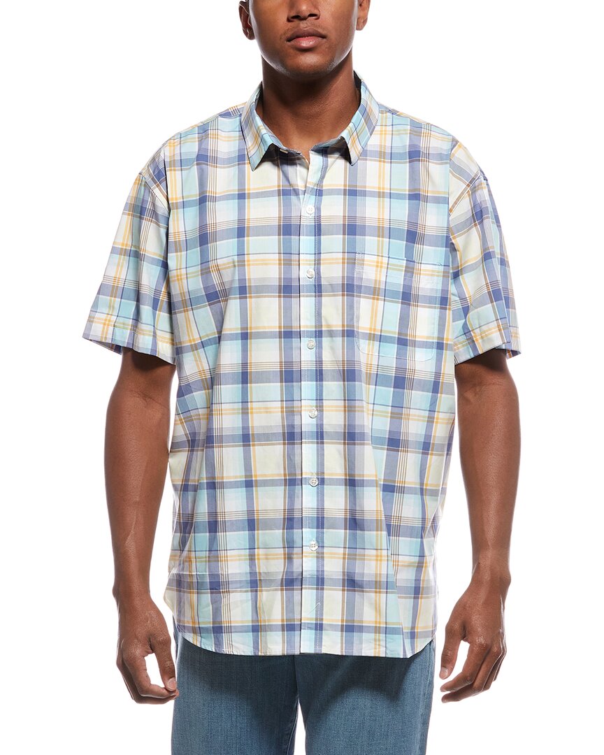 Tyler Boe Piedmont Plaid Shirt In Blue