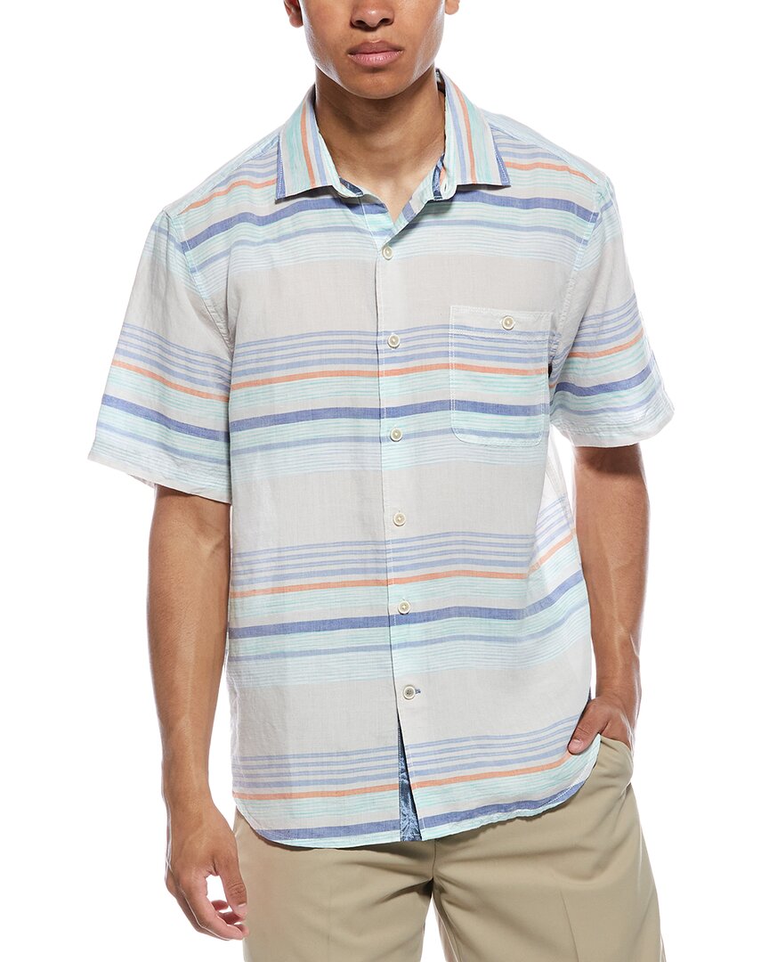 Tommy Bahama Sand Horizon View Linen-blend Shirt