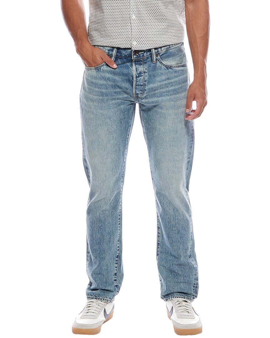 Todd Snyder Slim Fit Selvedge Frosted Indigo Wash Jean In Blue