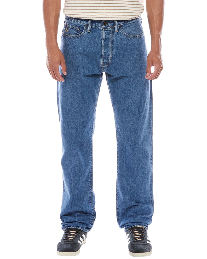 Todd Snyder Selvedge Blue Dad Wash Classic Fit Jean In Blue