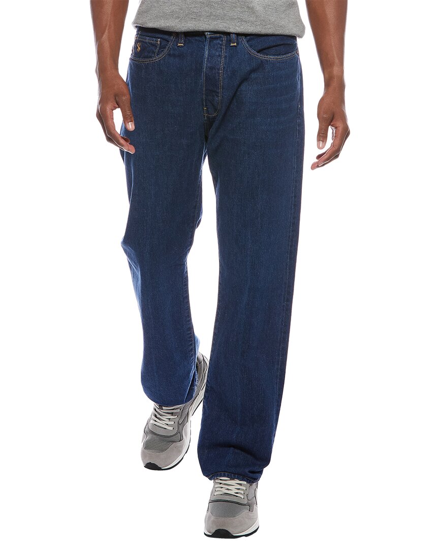 Todd Snyder Classic Medium Wash Straight Fit Jean In Blue