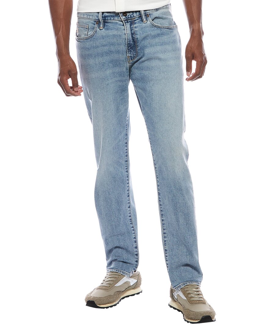 Todd Snyder Stretch Faded Indigo Wash Straight Fit Jean In Blue