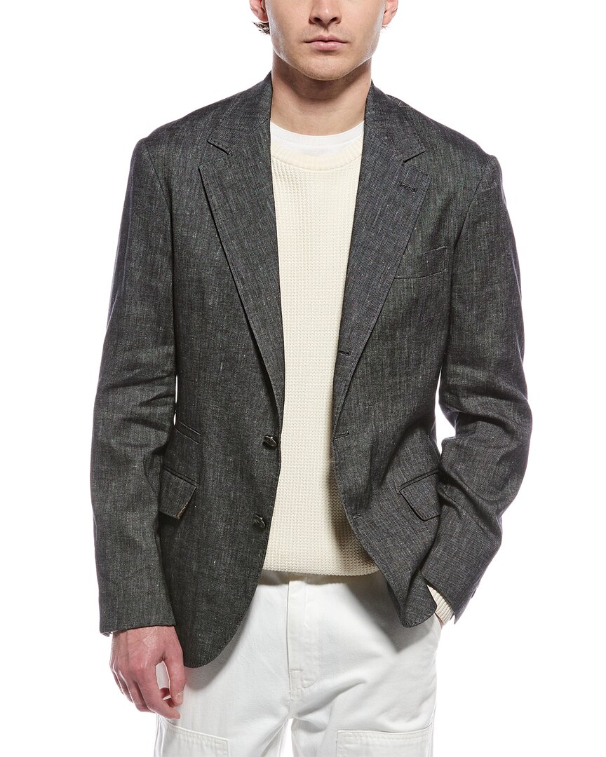 Brunello Cucinelli Linen-blend Blazer