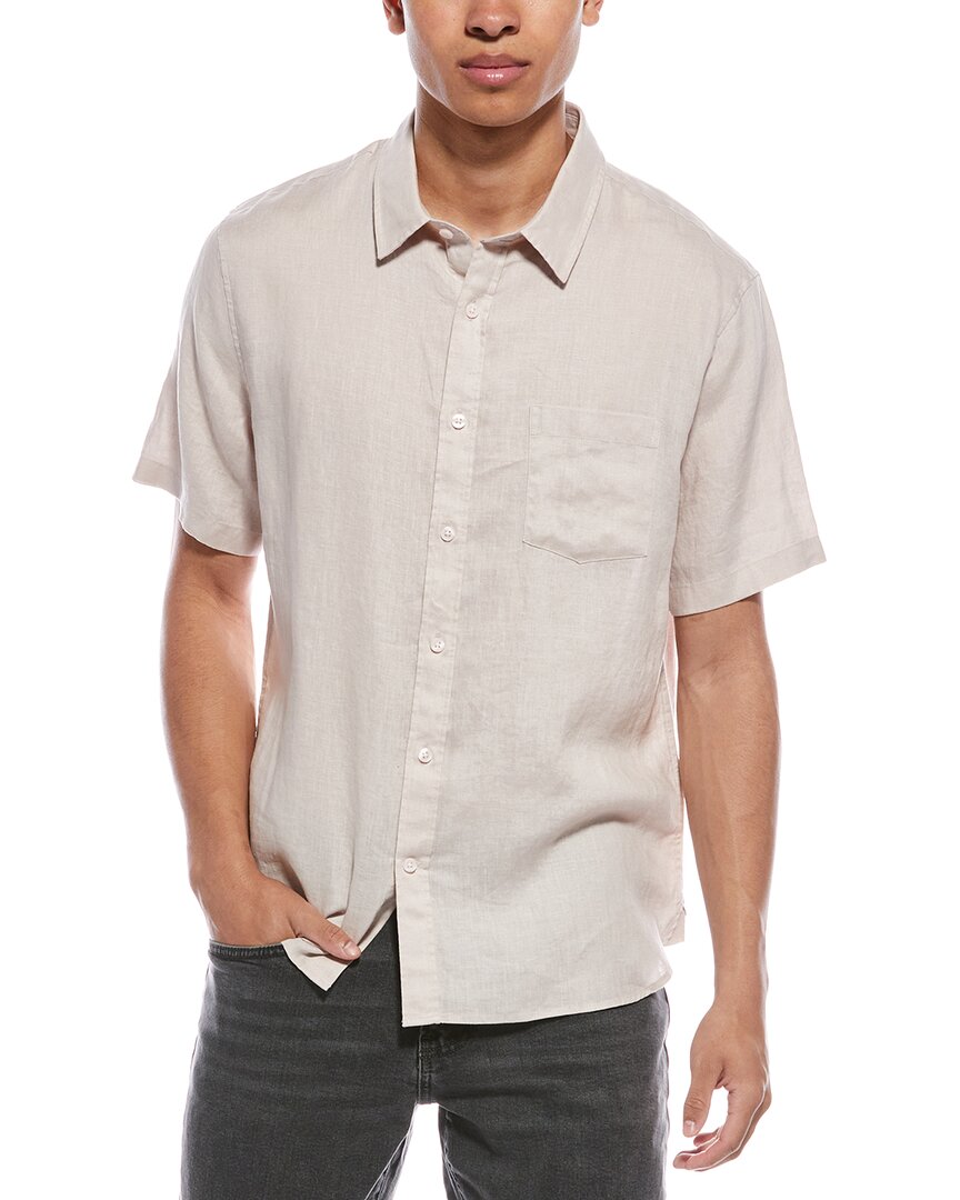 Vince Classic Fit Linen Shirt