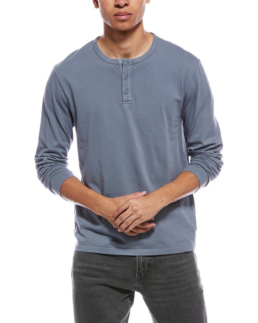 Vince Garment Dye Henley Shirt
