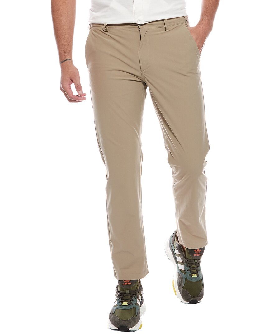 Report Collection Eddie Stretch Woven Trouser In Brown