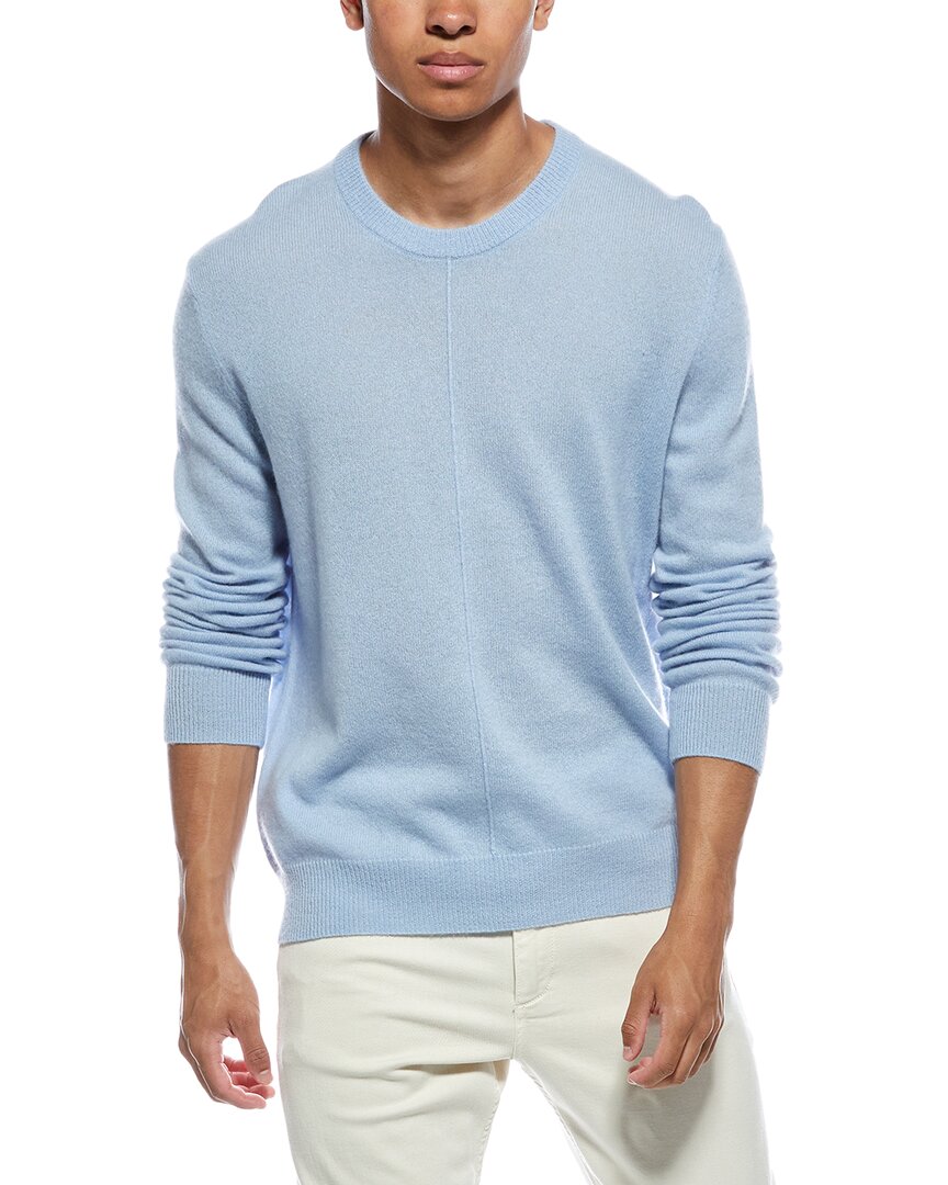 Atm Anthony Thomas Melillo Cashmere Crew Neck Sweater In Blue