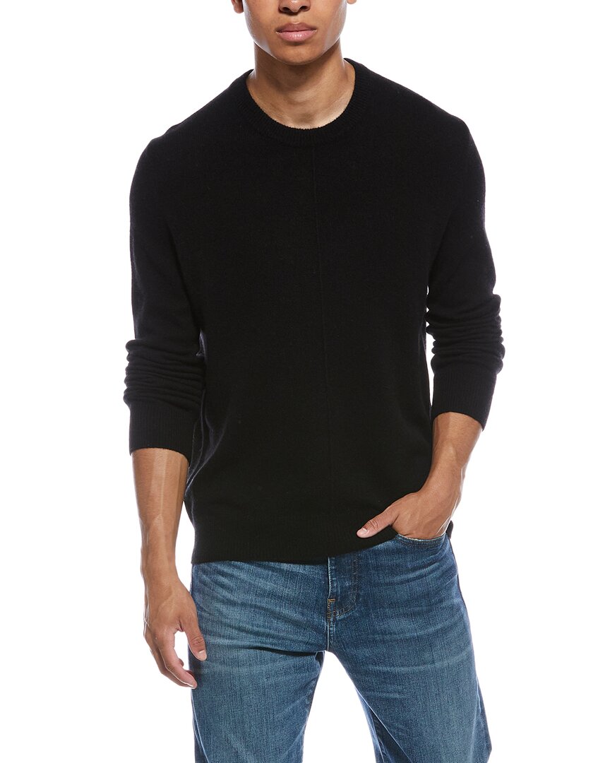 Atm Anthony Thomas Melillo Cashmere Crew Neck Sweater In Black