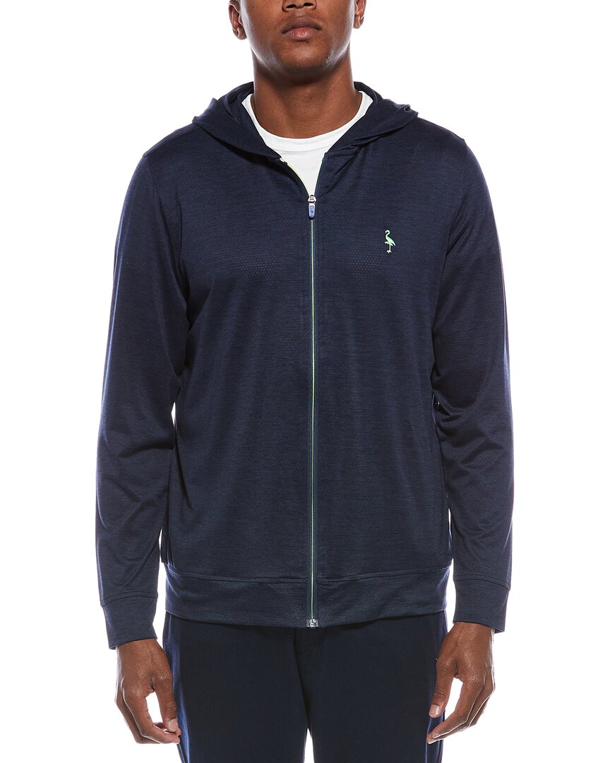 Tailorbyrd Perforated Mesh Performance Full Zip Hoodie