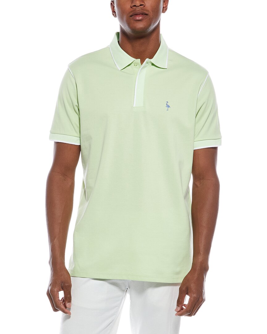 Tailorbyrd Super Soft Interlock Polo Shirt In Green