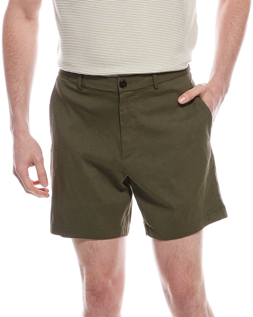 Theory Curtis Linen-blend Short