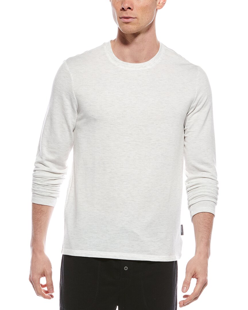 Eddie Bauer Knit Lounge Shirt In White