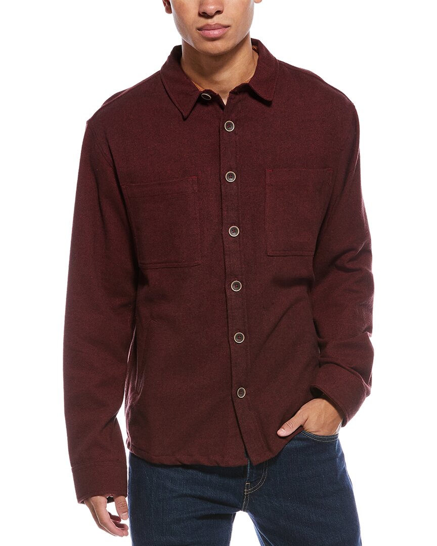 Sovereign Code Collier Shacket In Red