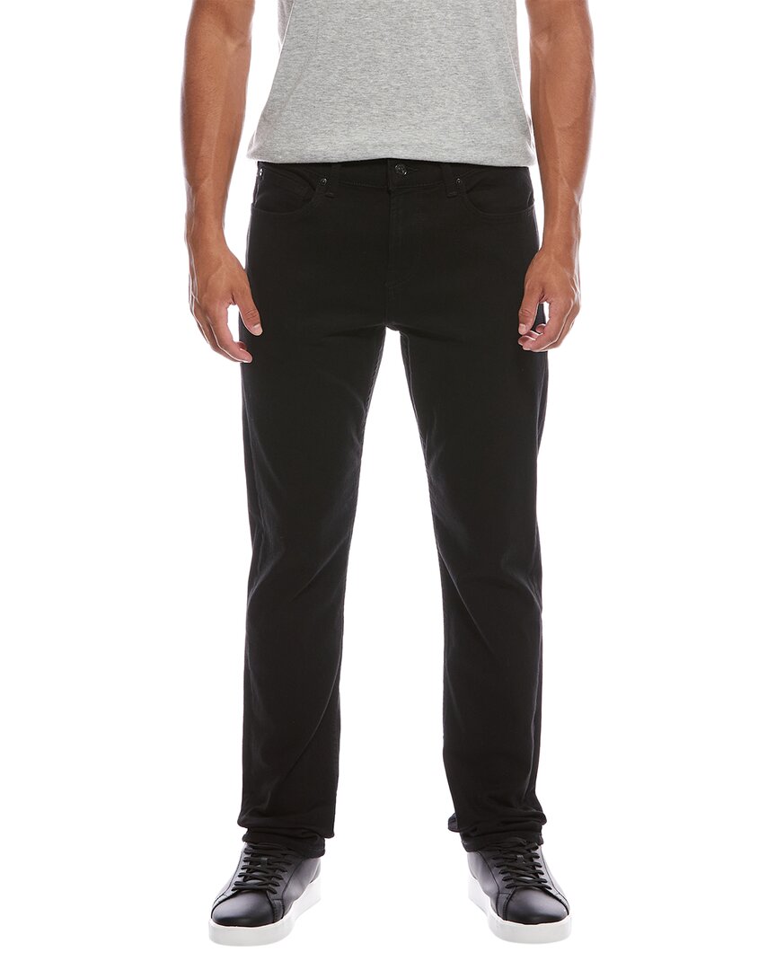 7 For All Mankind Squiggle Jeans Black Onyx Slim Ankle Jean In Black