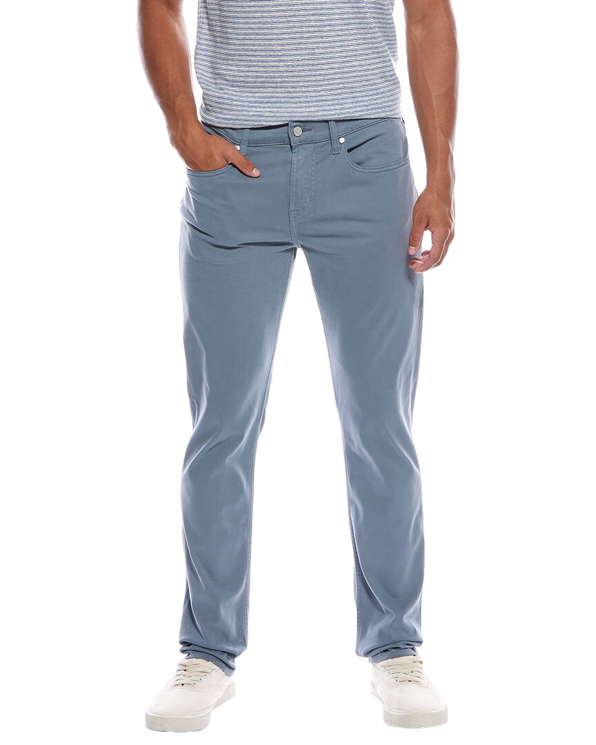 7 For All Mankind Slimmy Slim Sleepy Blue Straight Leg Jean In Blue