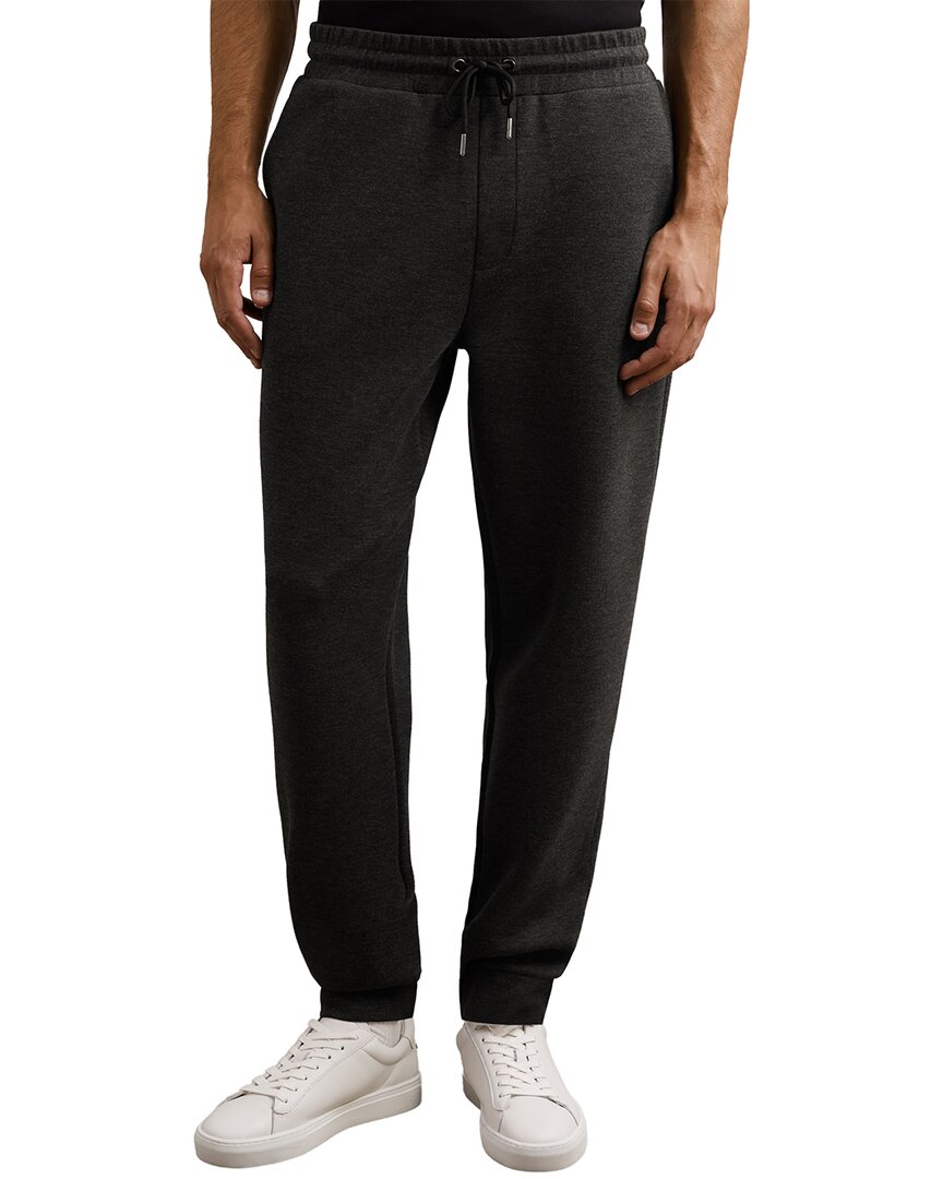 Reiss Drawstring Jogger Pants In Green