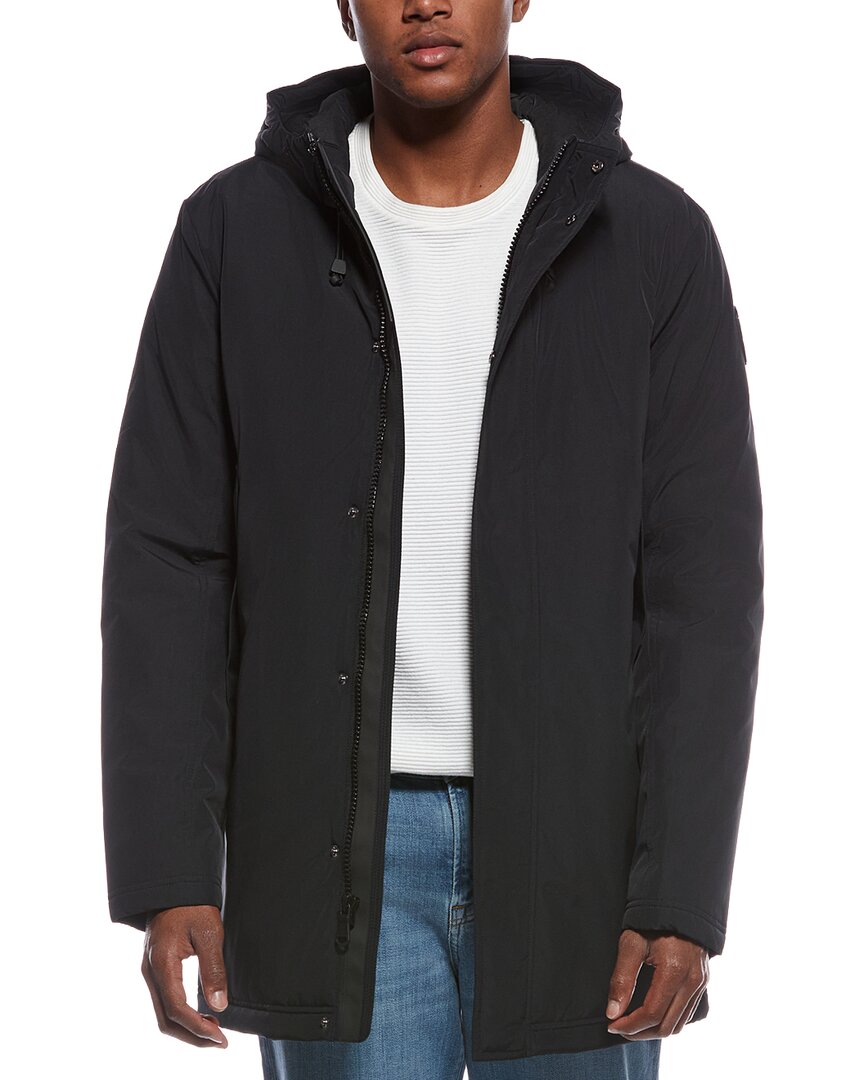 Pajar Cam Lightly Padded Car Coat In Animal Print