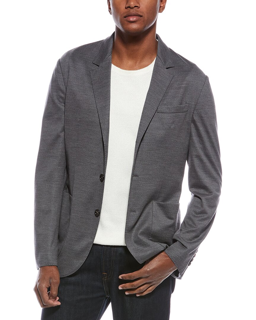 Brunello Cucinelli Wool Blazer In Gray