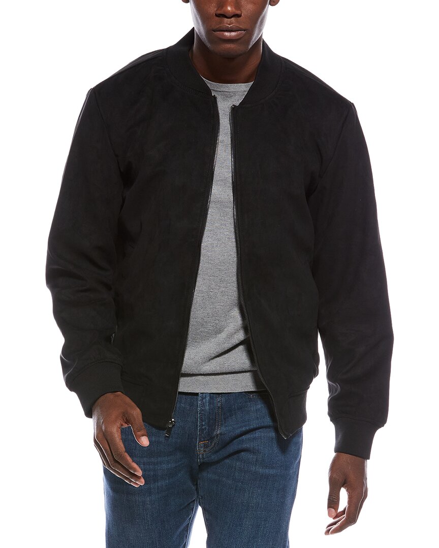 Slate & Stone Bomber Jacket In Black
