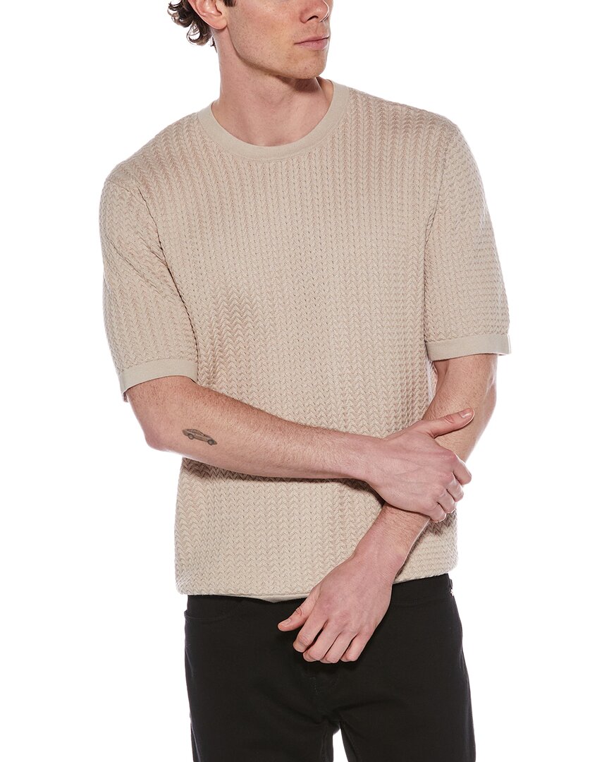 TRUTH TRUTH CHEVRON KNIT CREWNECK SWEATER