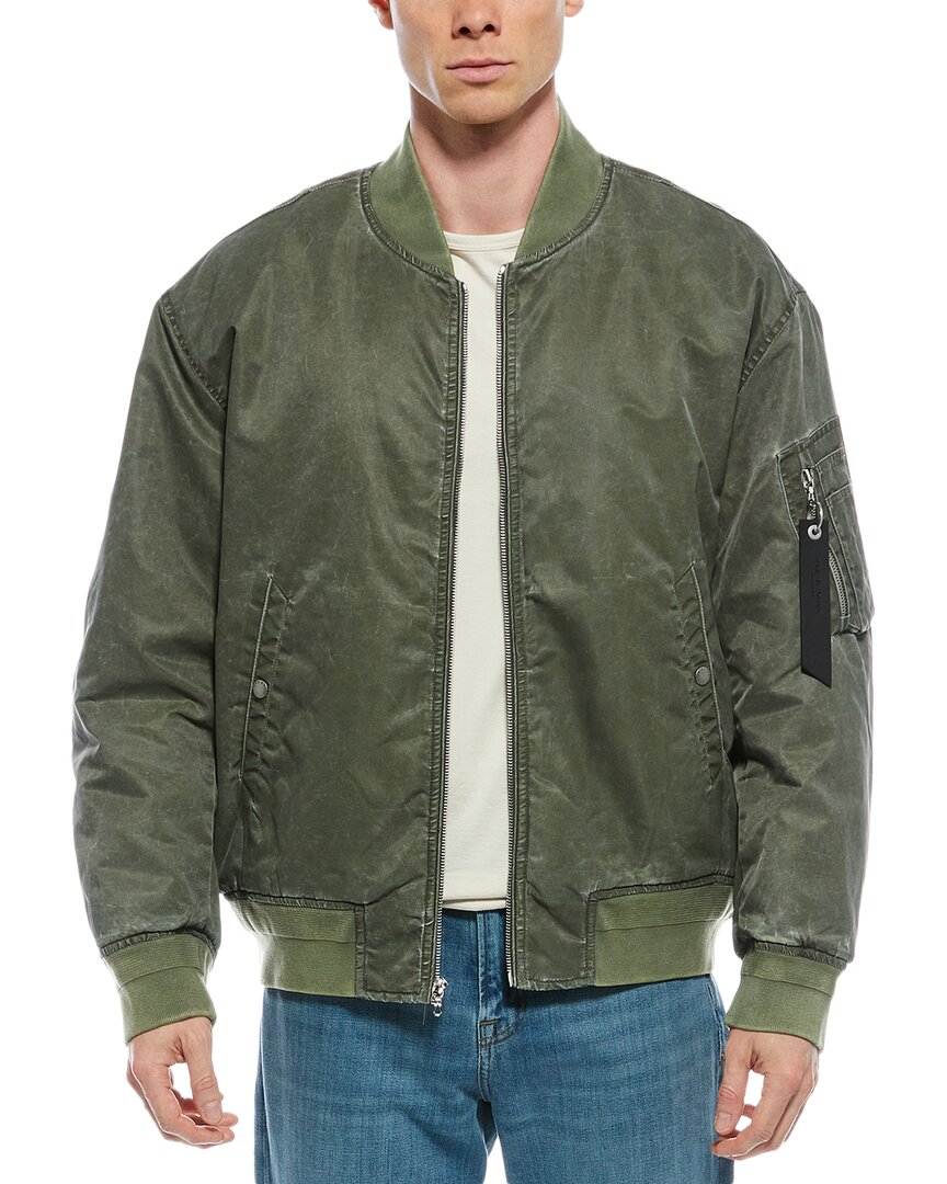 Rag & Bone Manston Bomber Jacket In Green