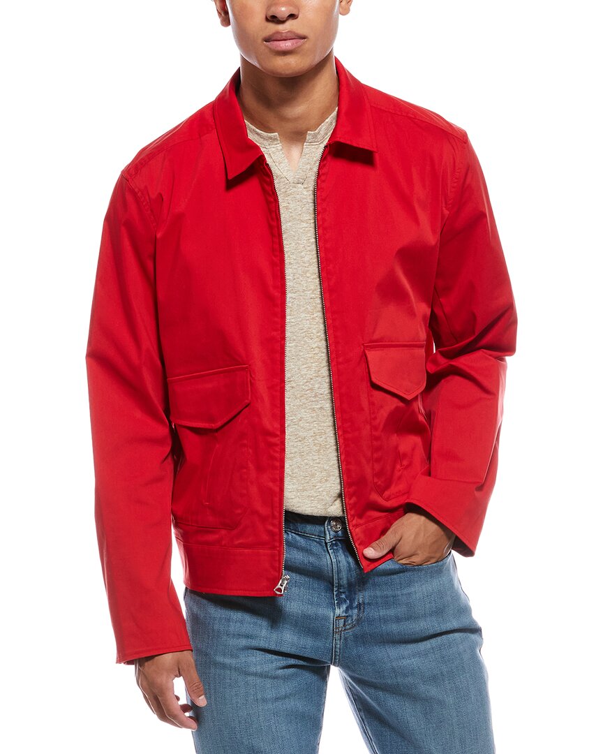 Rag & Bone Pump Paperweight Jacket In Red