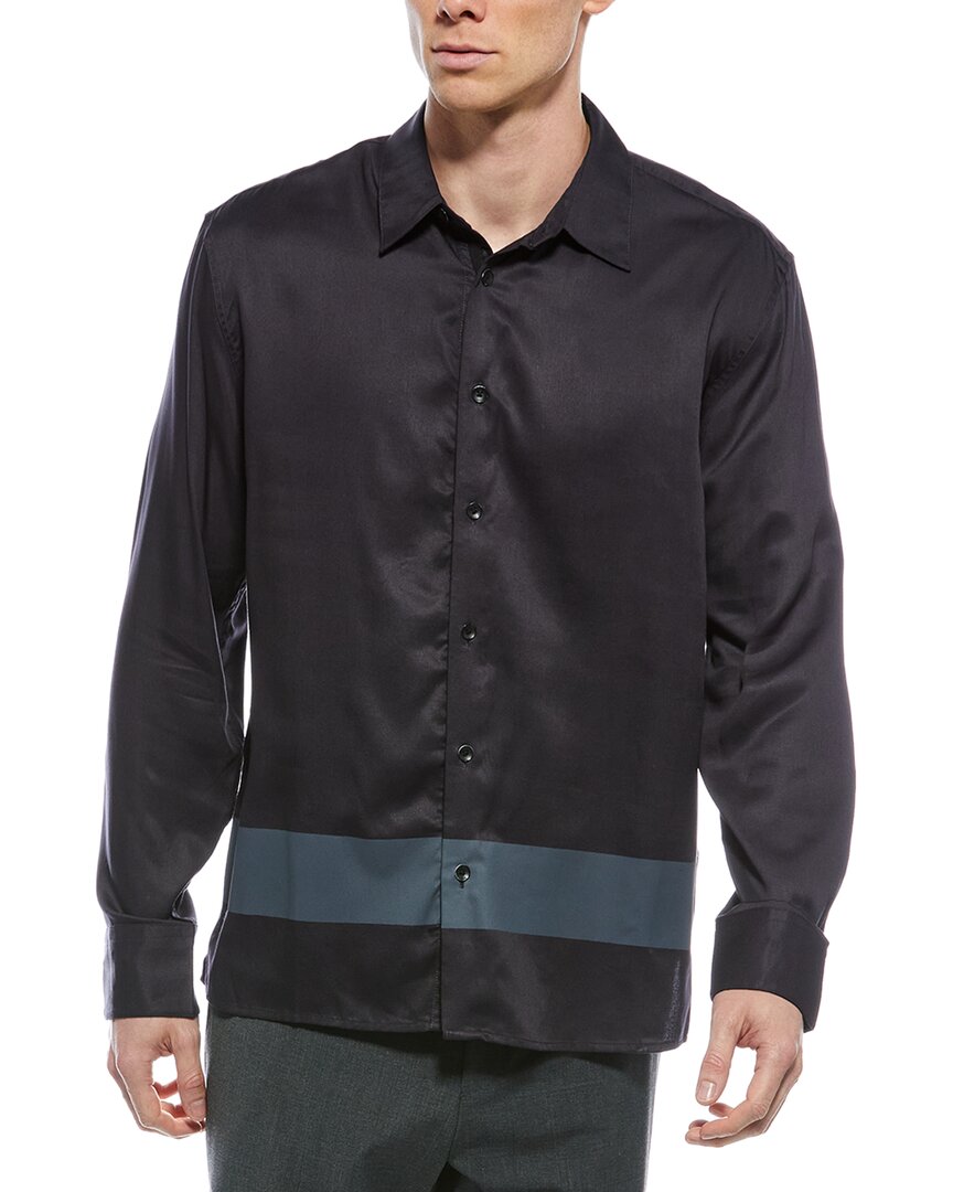 Rag & Bone Dalton Stripe Shirt In Blue