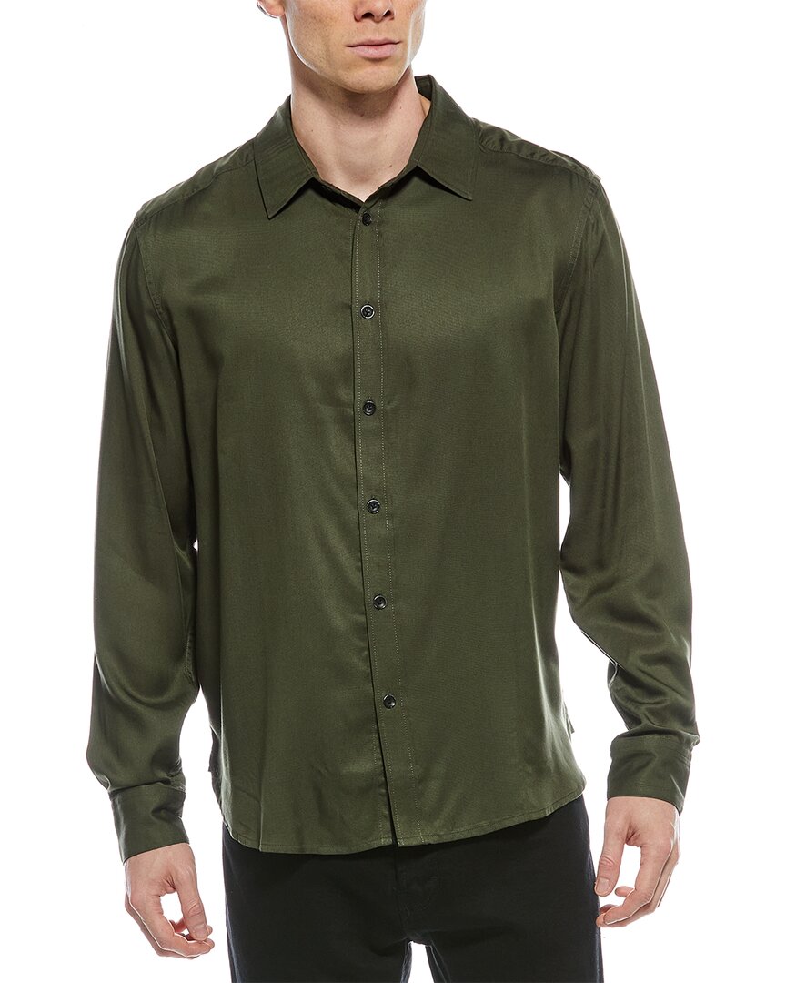 Rag & Bone Cooper Relaxed Fit Button-up Shirt In Green