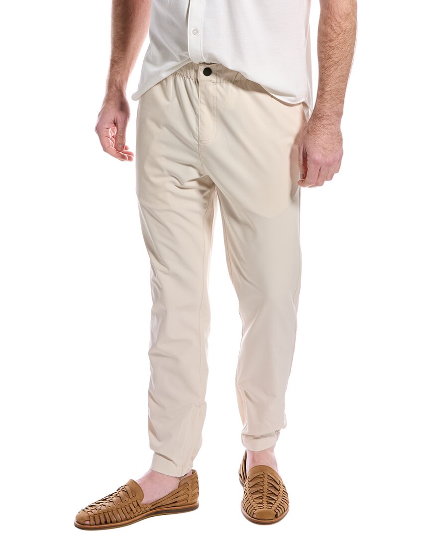 Onia Pull-on Tech Pant In Beige