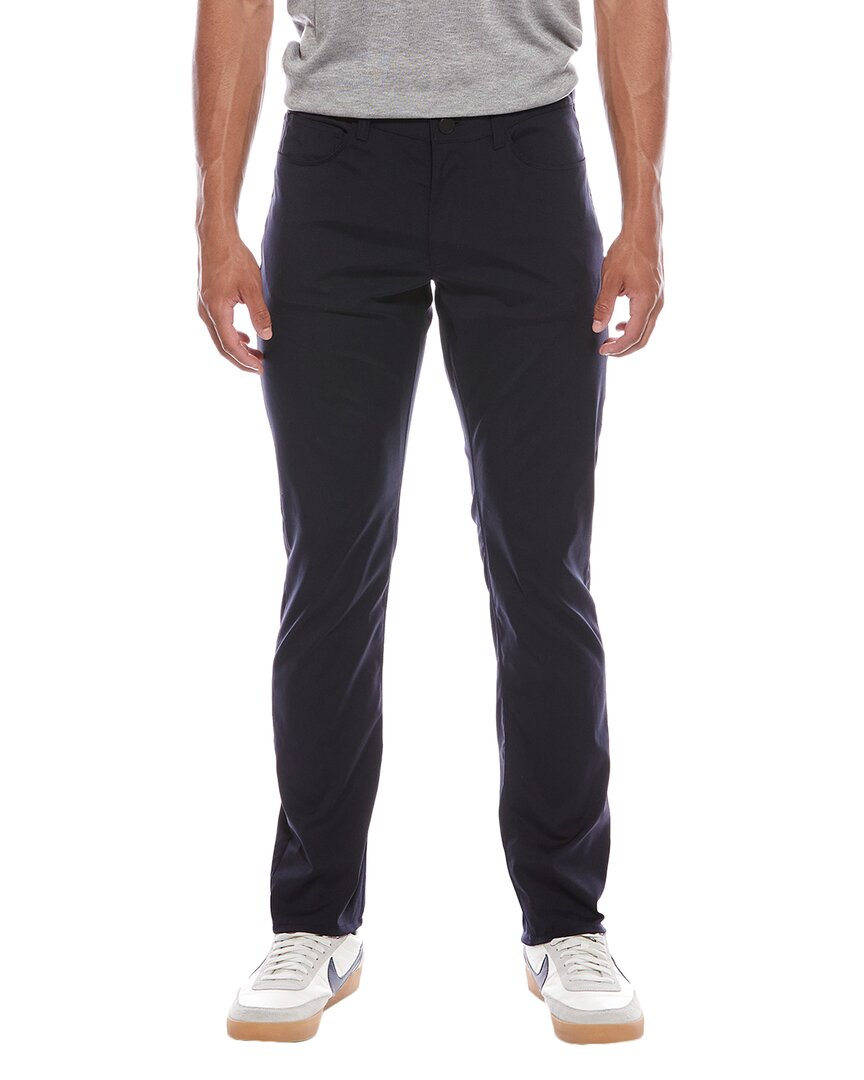 Theory Zaine Wool-blend Pant In Blue
