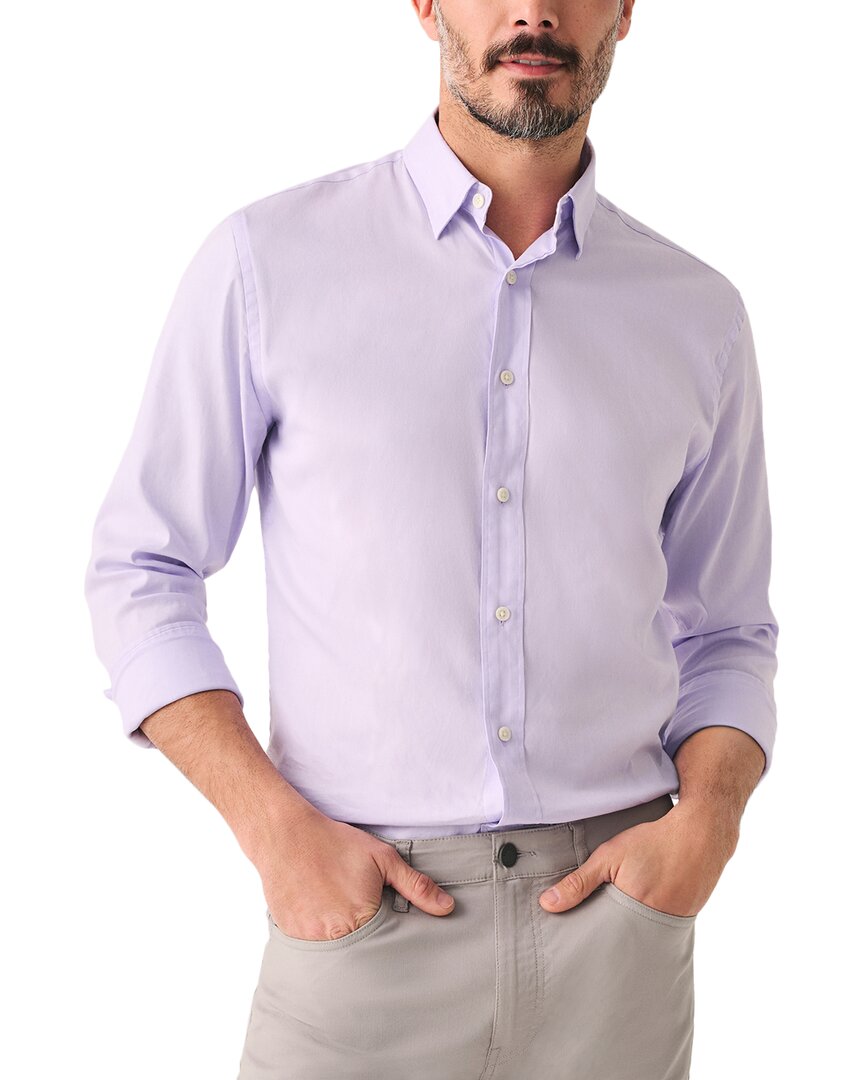 Faherty The Movement Shirt In Purple