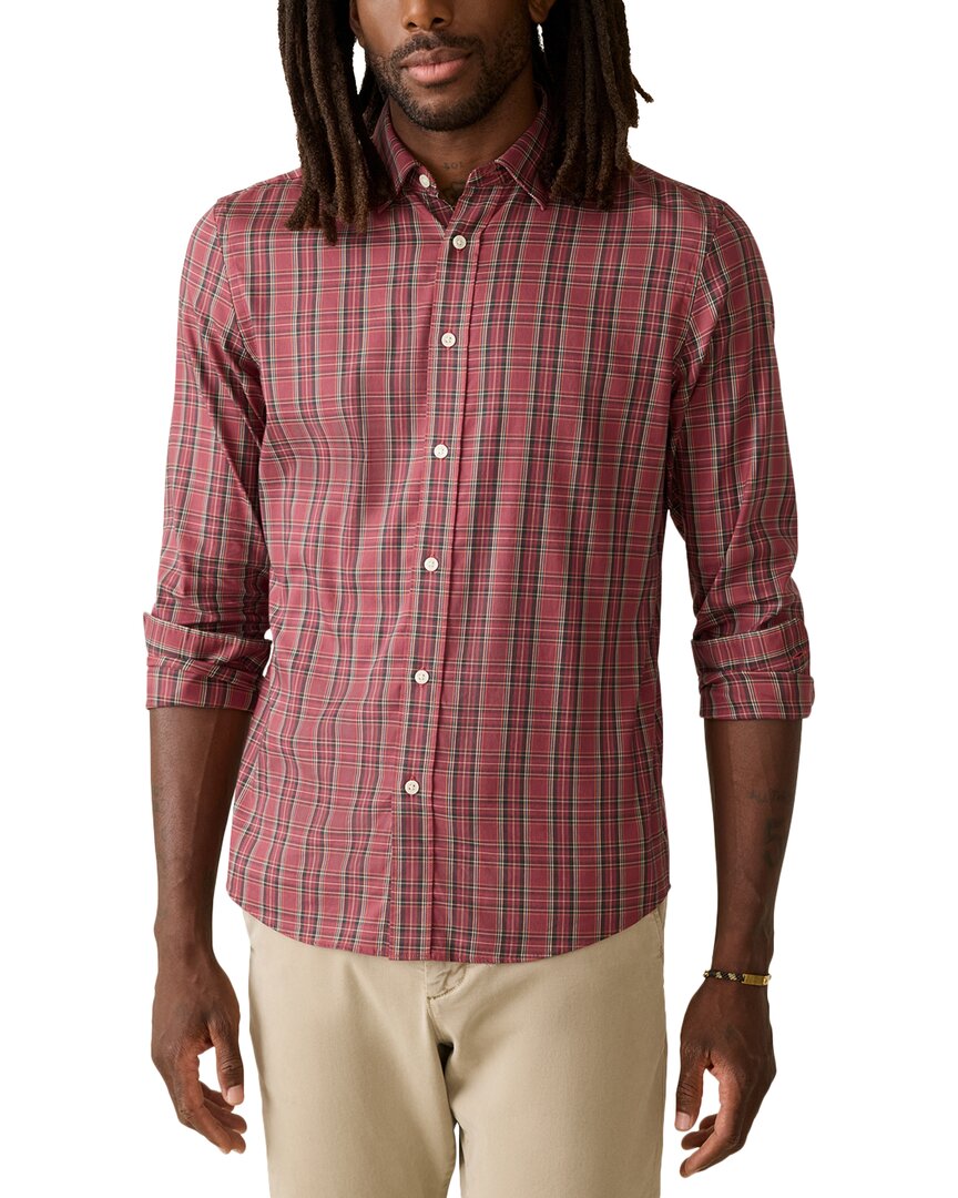 Faherty The Movement Button-up Shirt In Brown