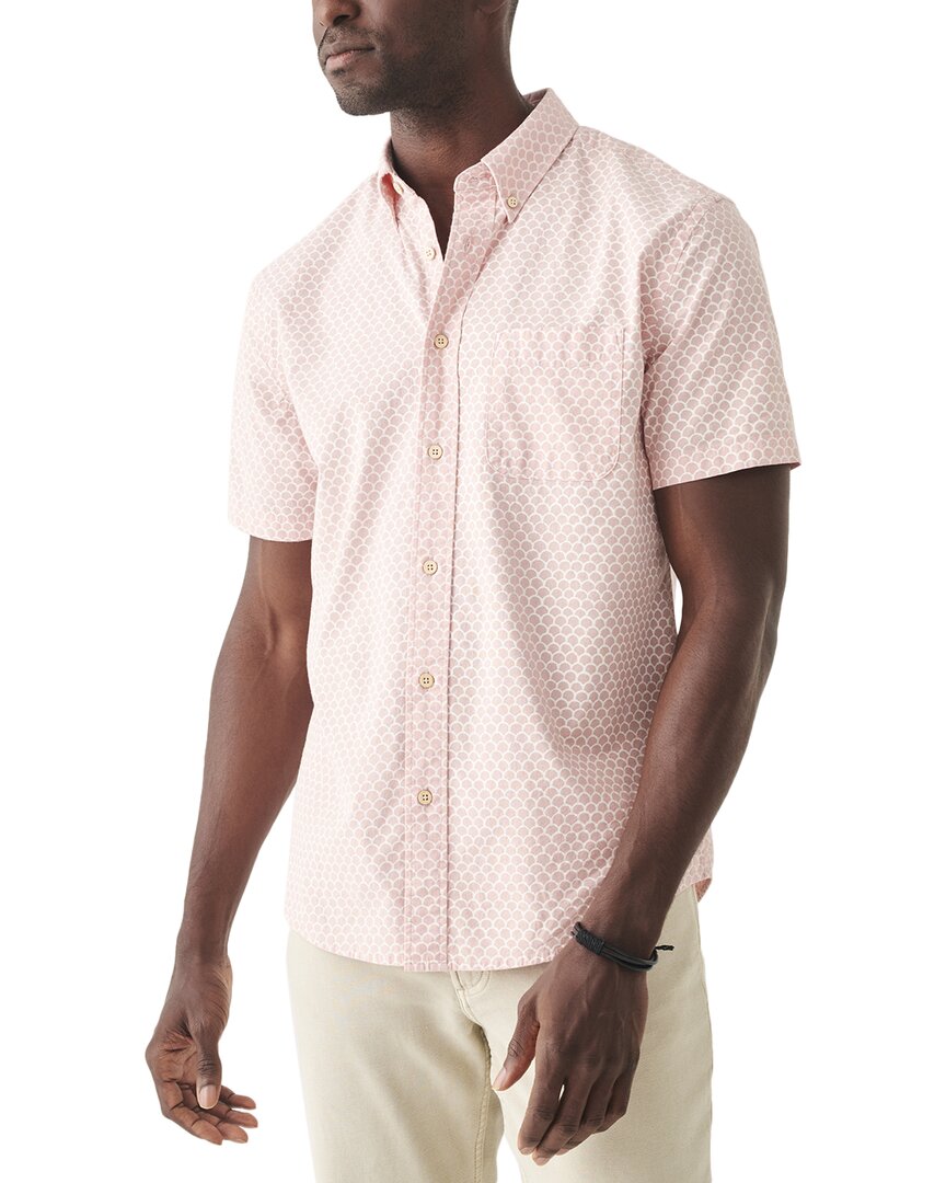 Faherty Stretch Playa Shirt In Pink