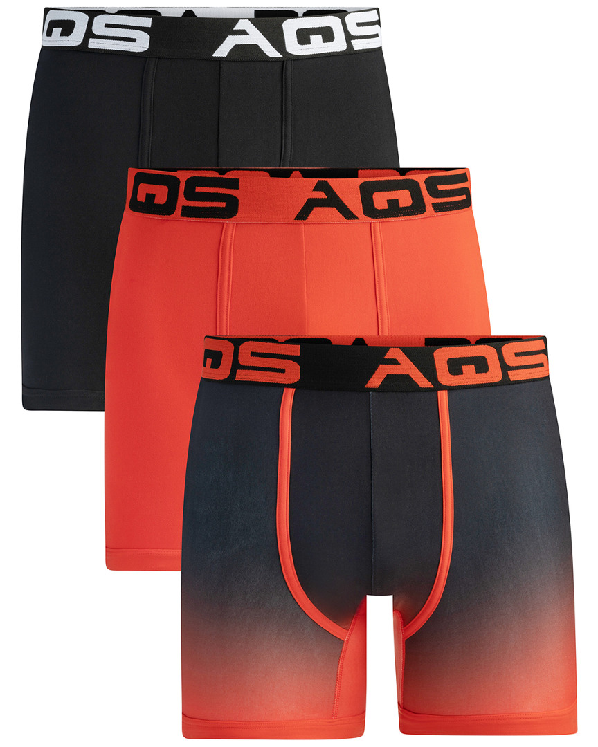 Aqs Pack Of 3 Ombre Boxer/trunks