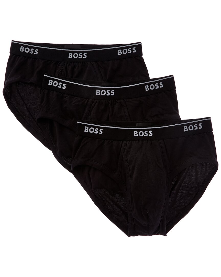 Hugo Boss 3pk Classic Brief In Black