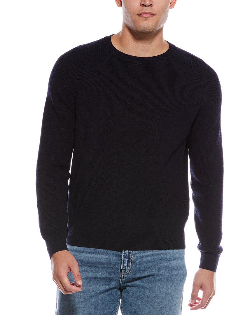Hugo Boss Derlino Wool-blend Crewneck Sweater In Black