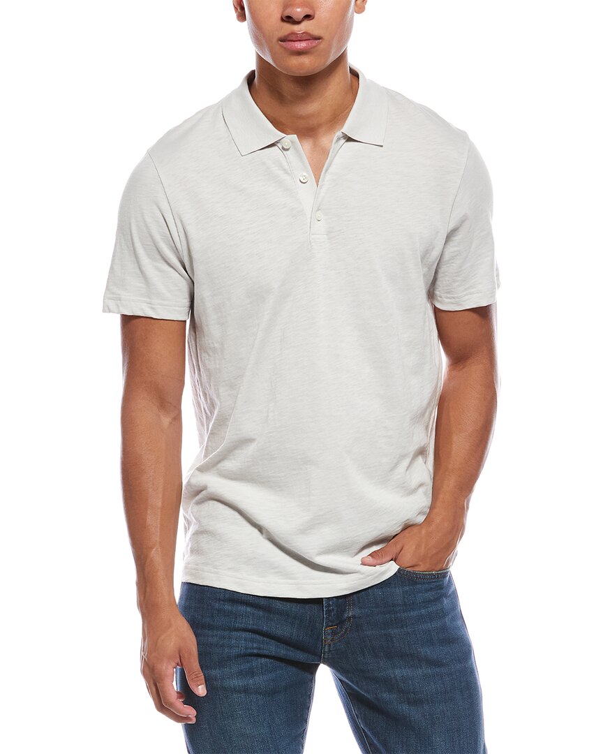 Theory Atlas Polo Shirt In Gray