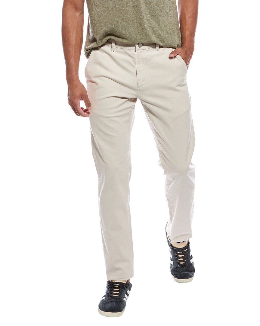 Theory Zaine Canvas Pant In Yellow
