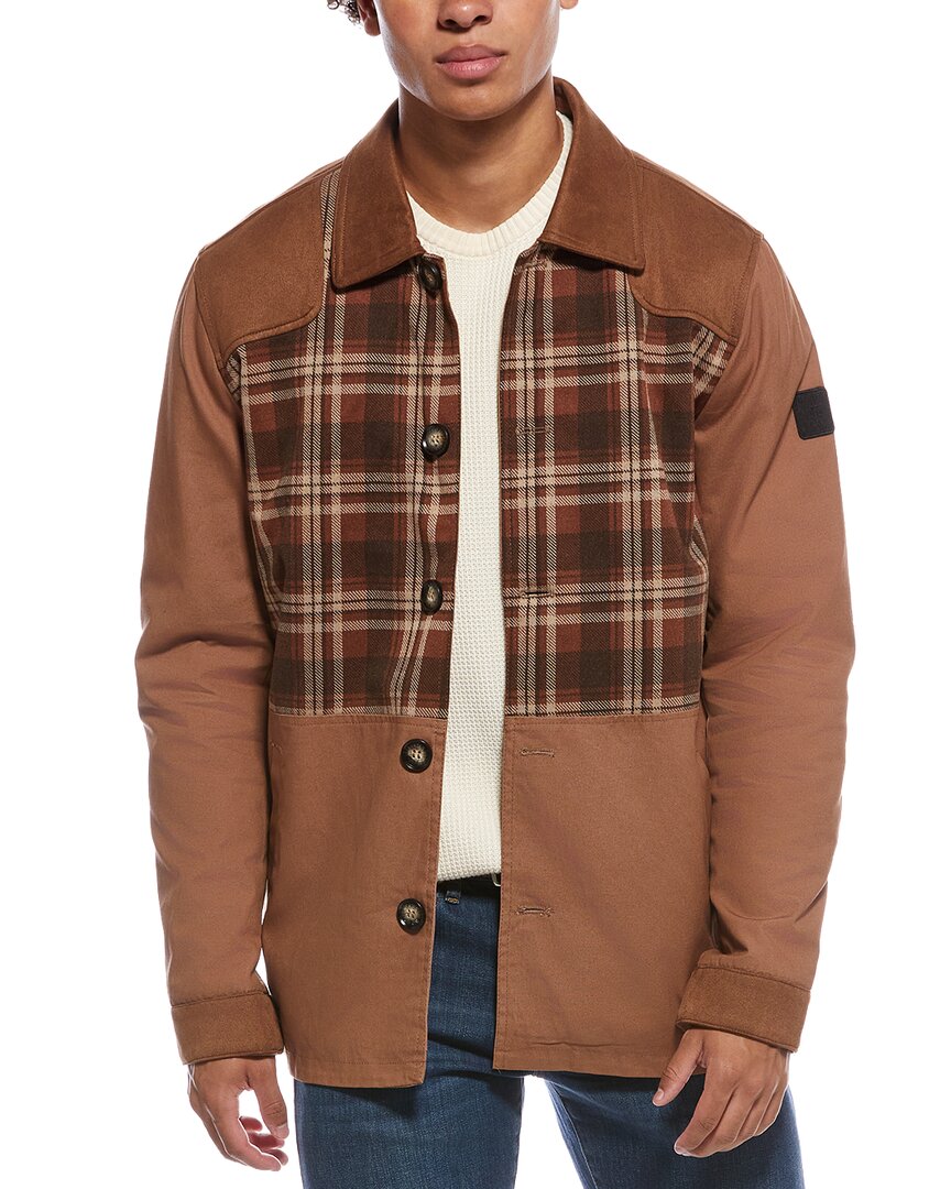 Hunter Canvas Jacket In Brown