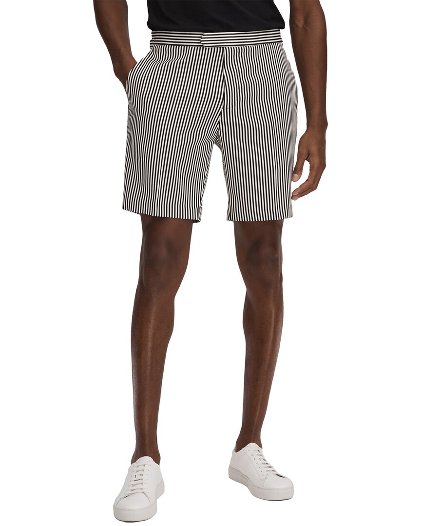 Reiss Stream Stripe Side Short In Multi