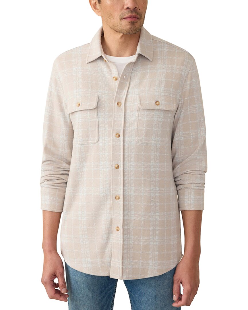 Faherty Legend Sweater Shirt In Neutral