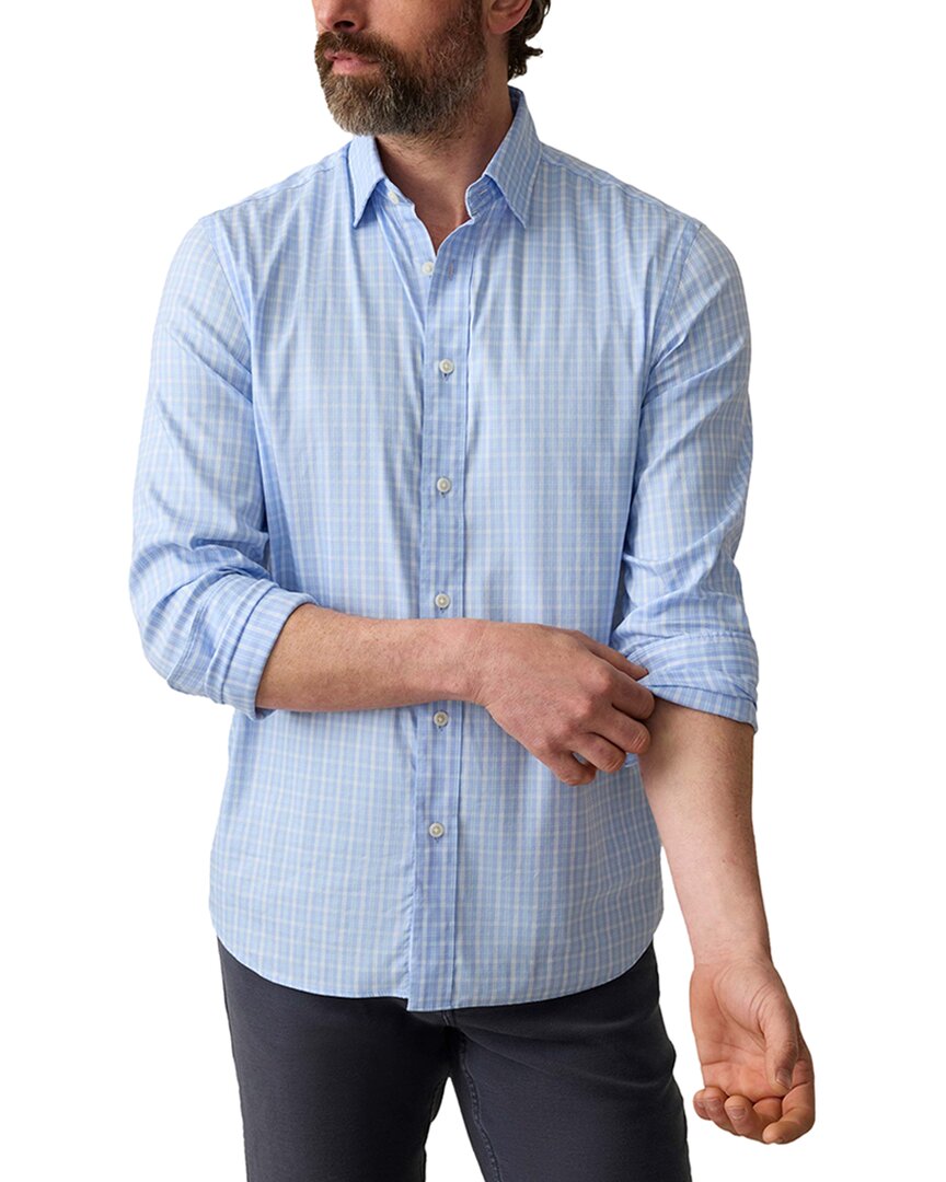 Faherty The Movement Shirt In Blue