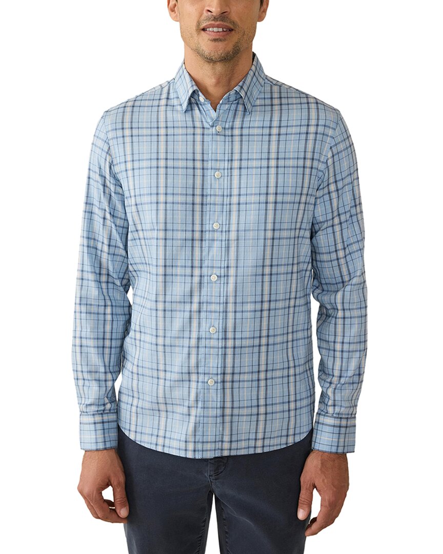 Faherty The Movement Shirt In Blue