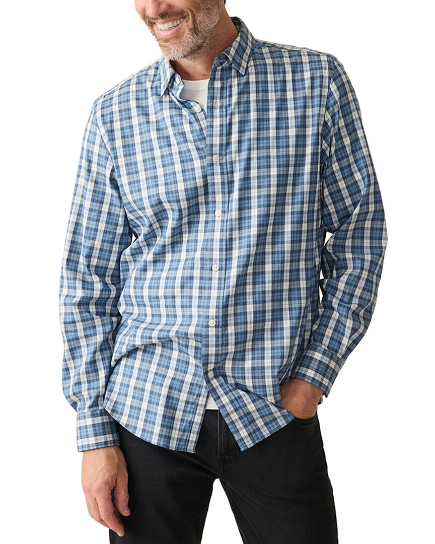 Faherty The Movement Shirt In Blue