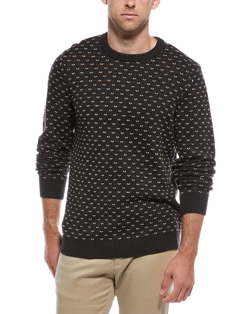 Faherty Cashmere-blend Crewneck Sweater In Gray