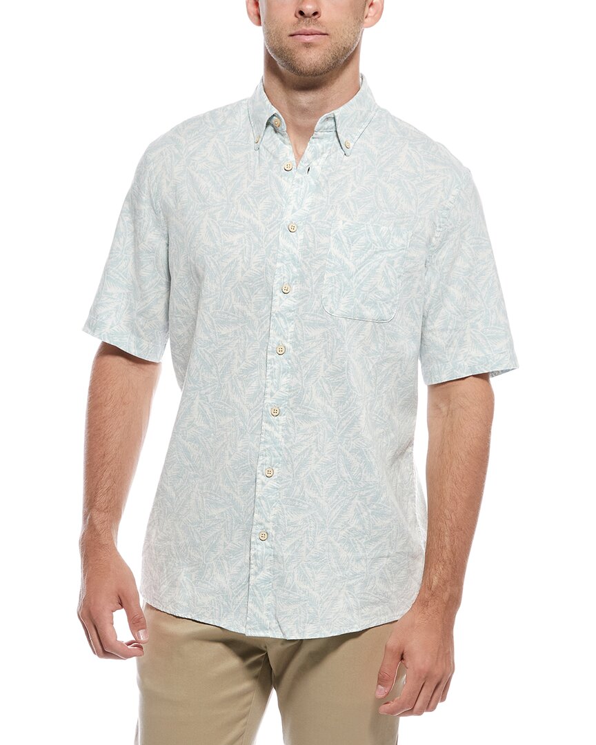 Faherty Breeze Shirt (tall) In Blue