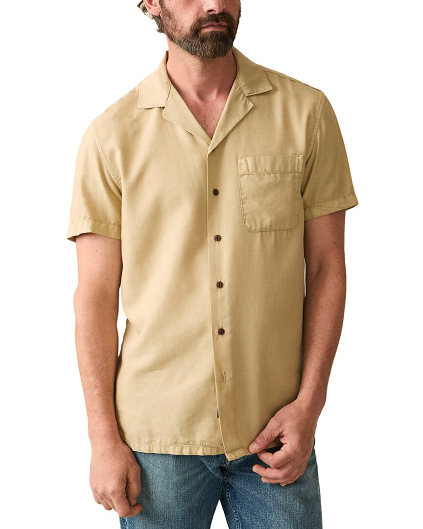 Faherty Short-sleeve Getaway Camp Shirt In Multi