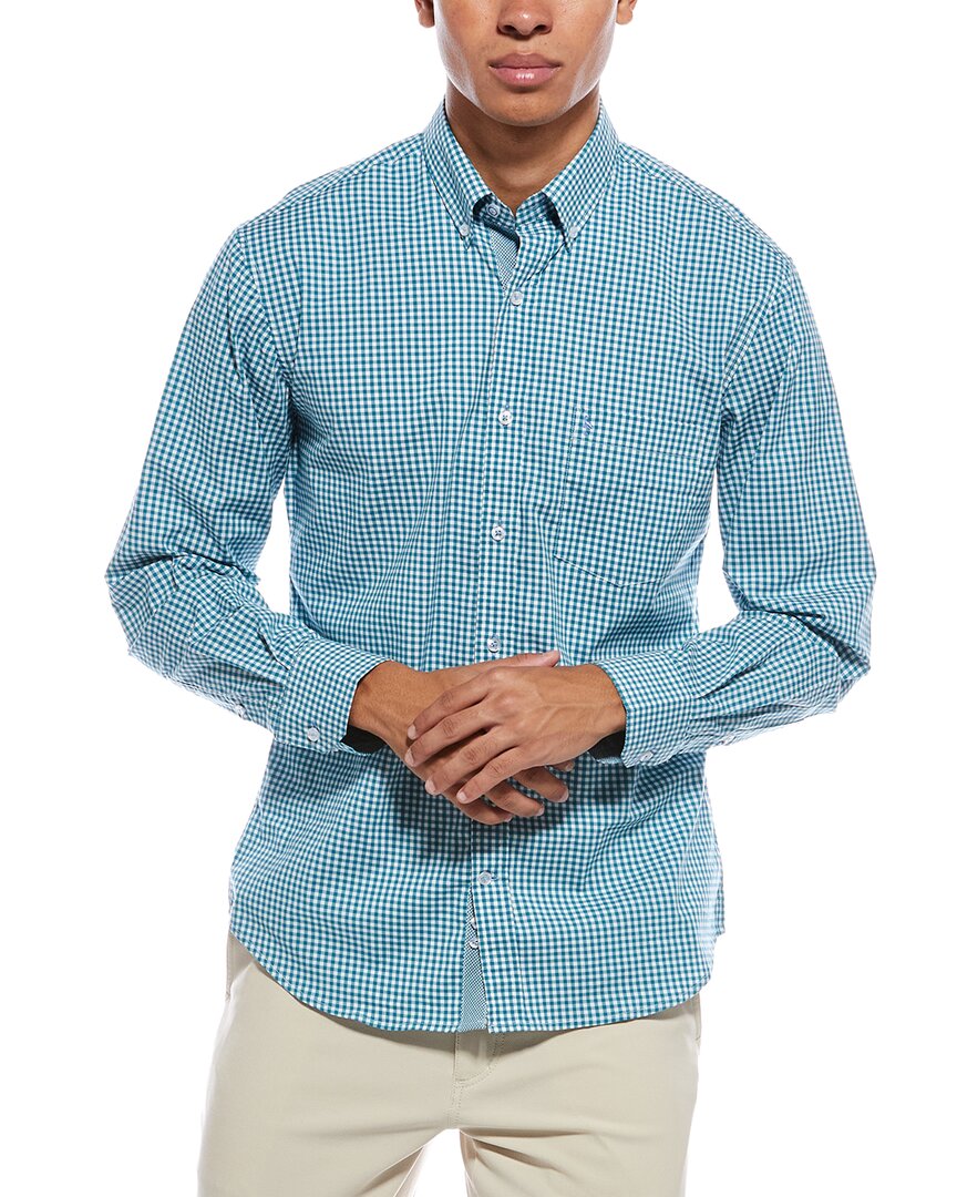 Tailorbyrd Signature Gingham Shirt In Multi